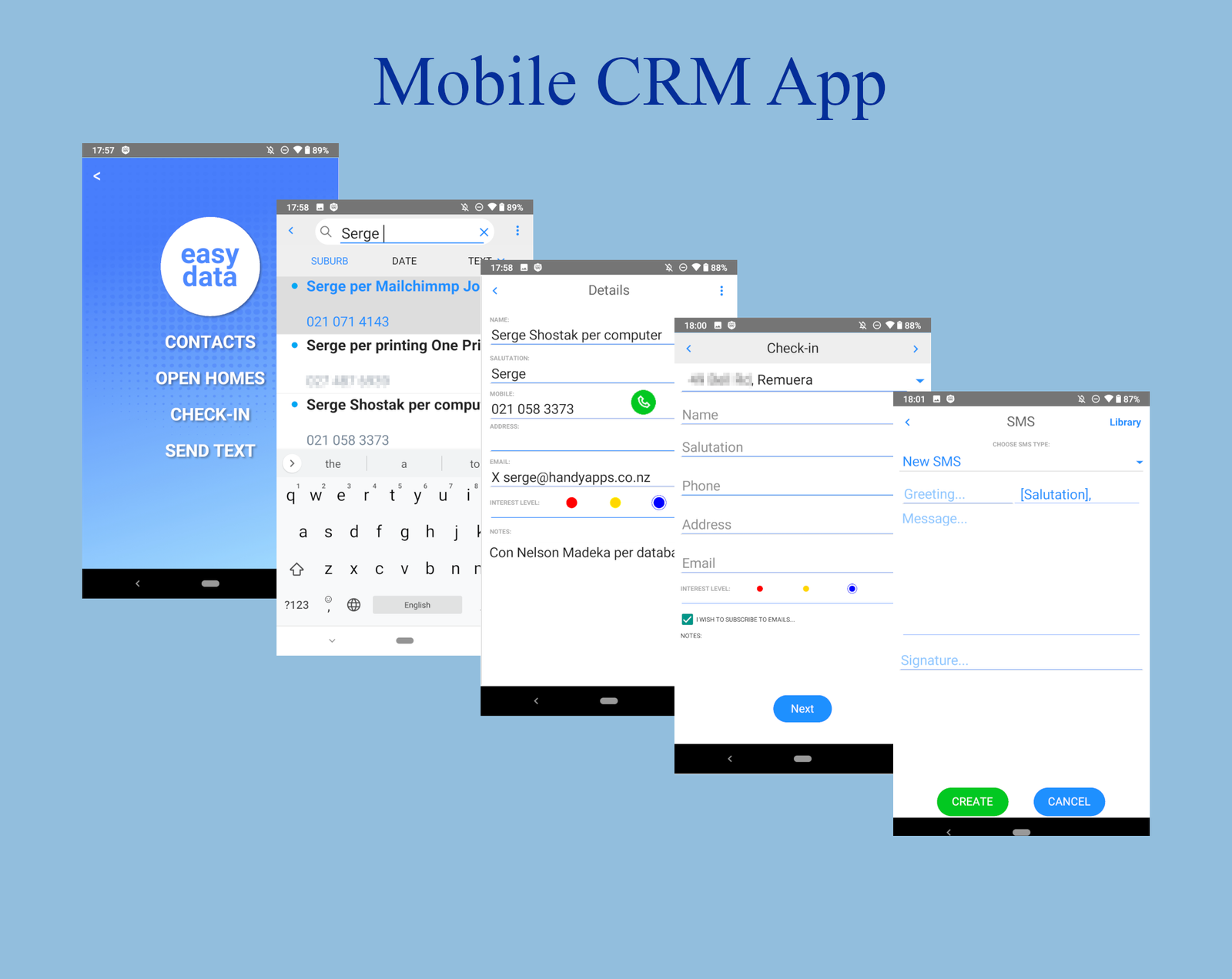 Mobile CRM App